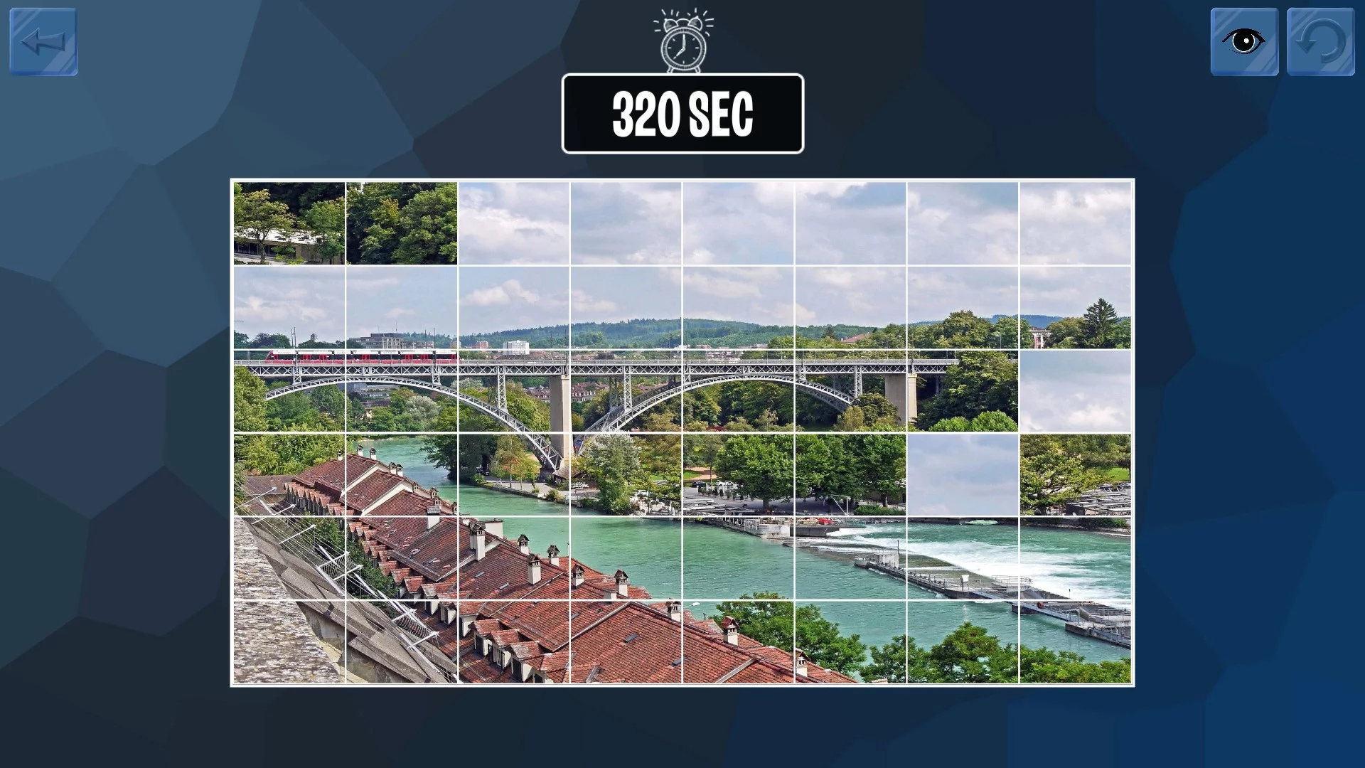 Изображение игры: Easy puzzle: Bridges