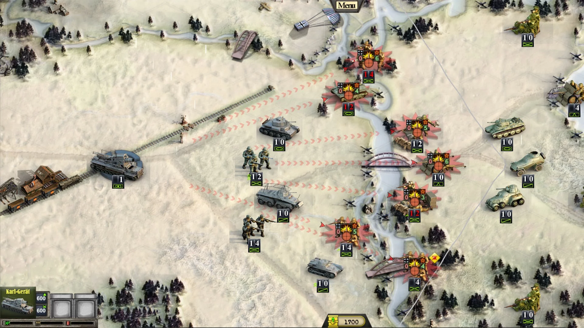 Изображение игры: Frontline: Panzer Blitzkrieg!