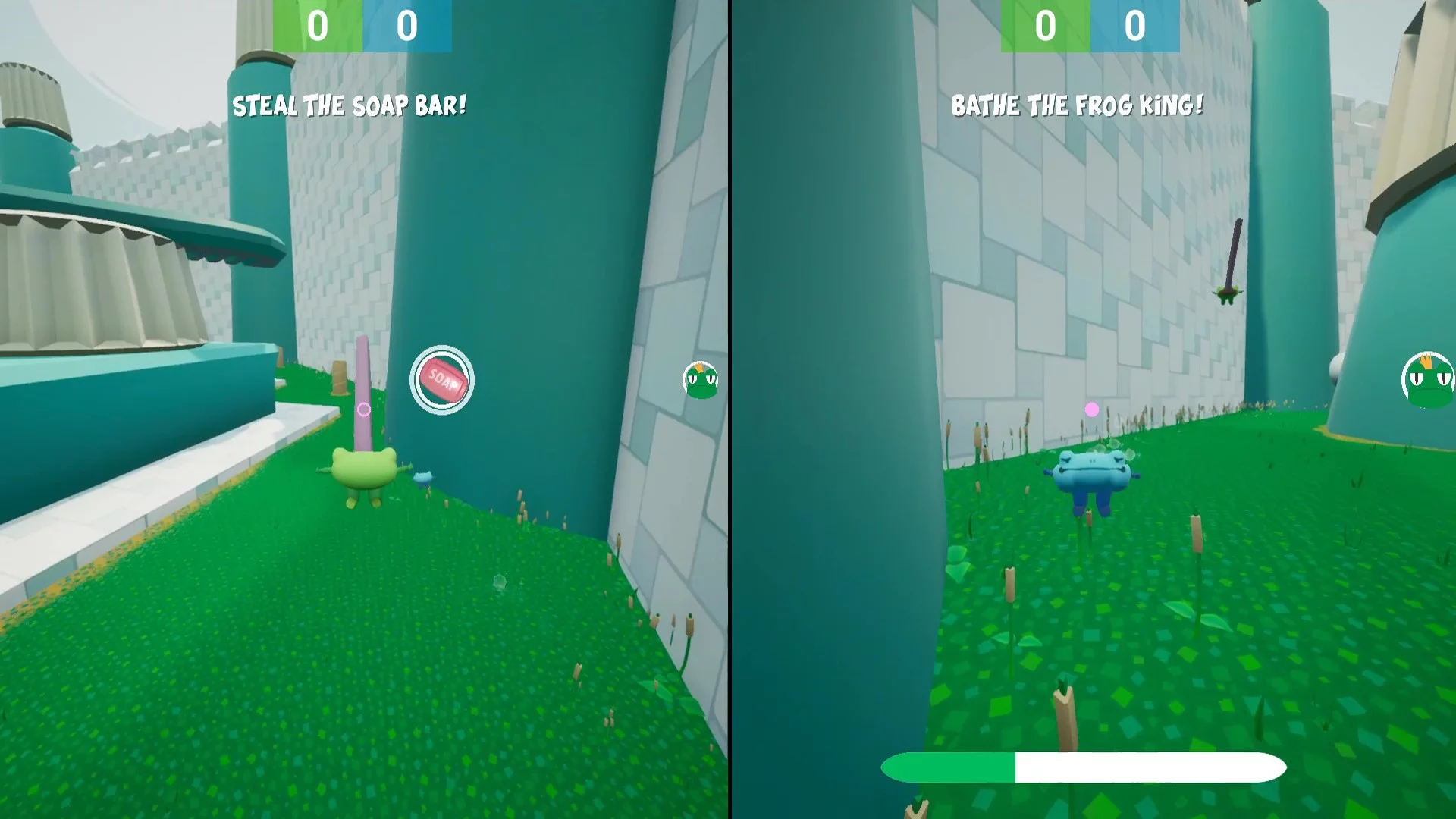 Изображение игры: Frog Bath