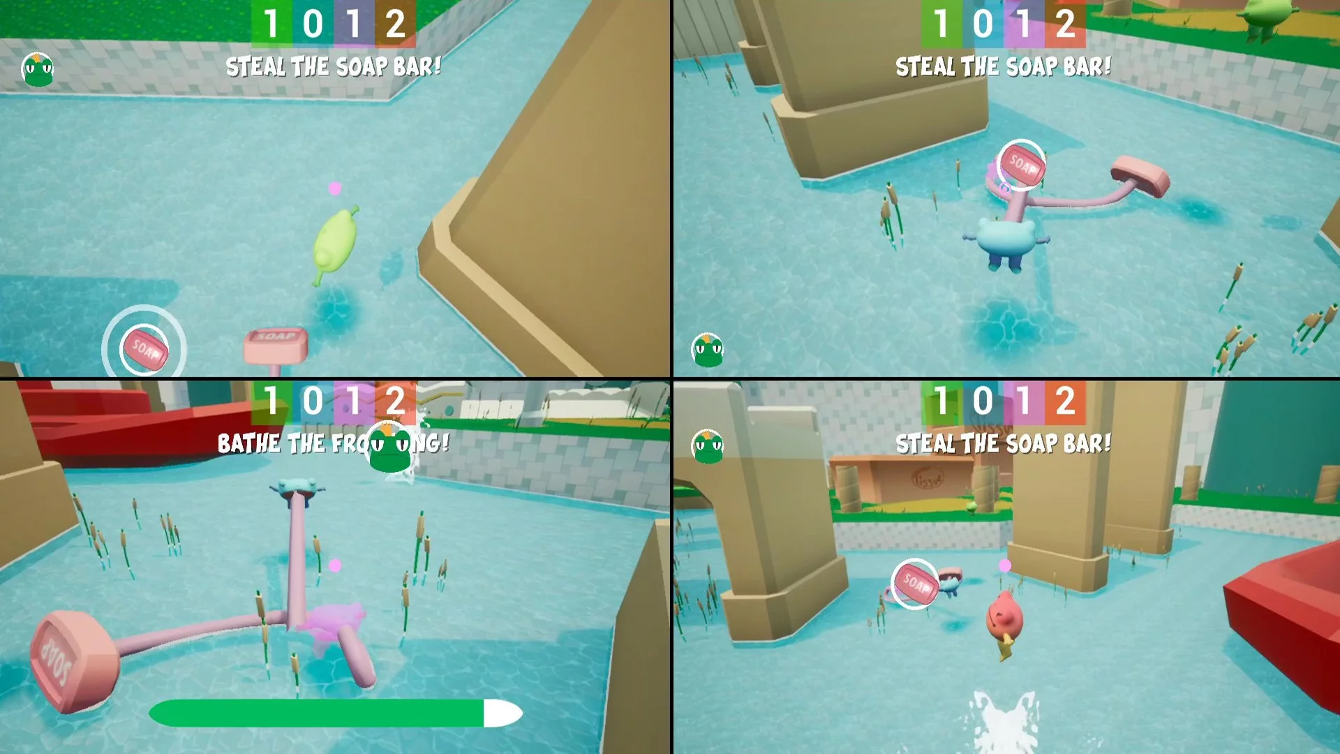 Изображение игры: Frog Bath
