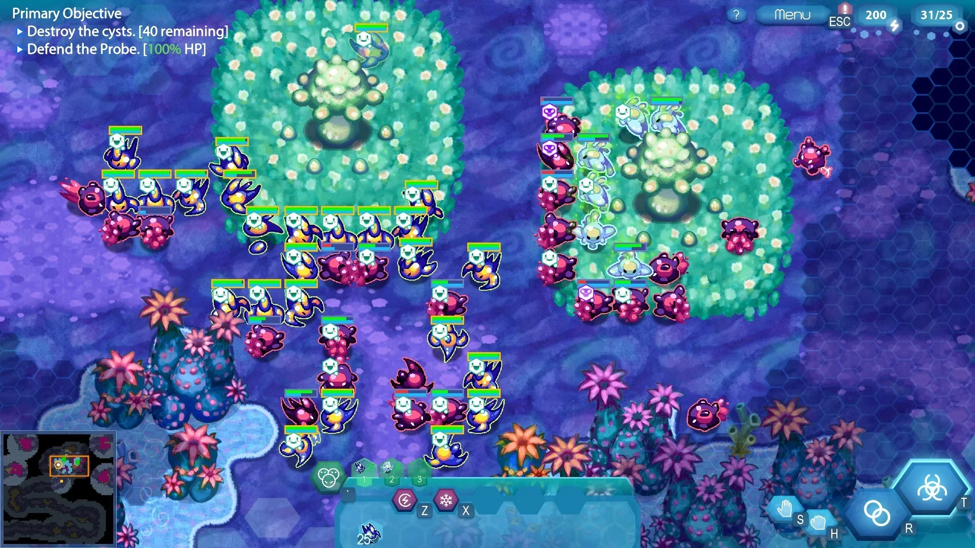 Изображение игры: Amoeba Battle: Microscopic RTS Action