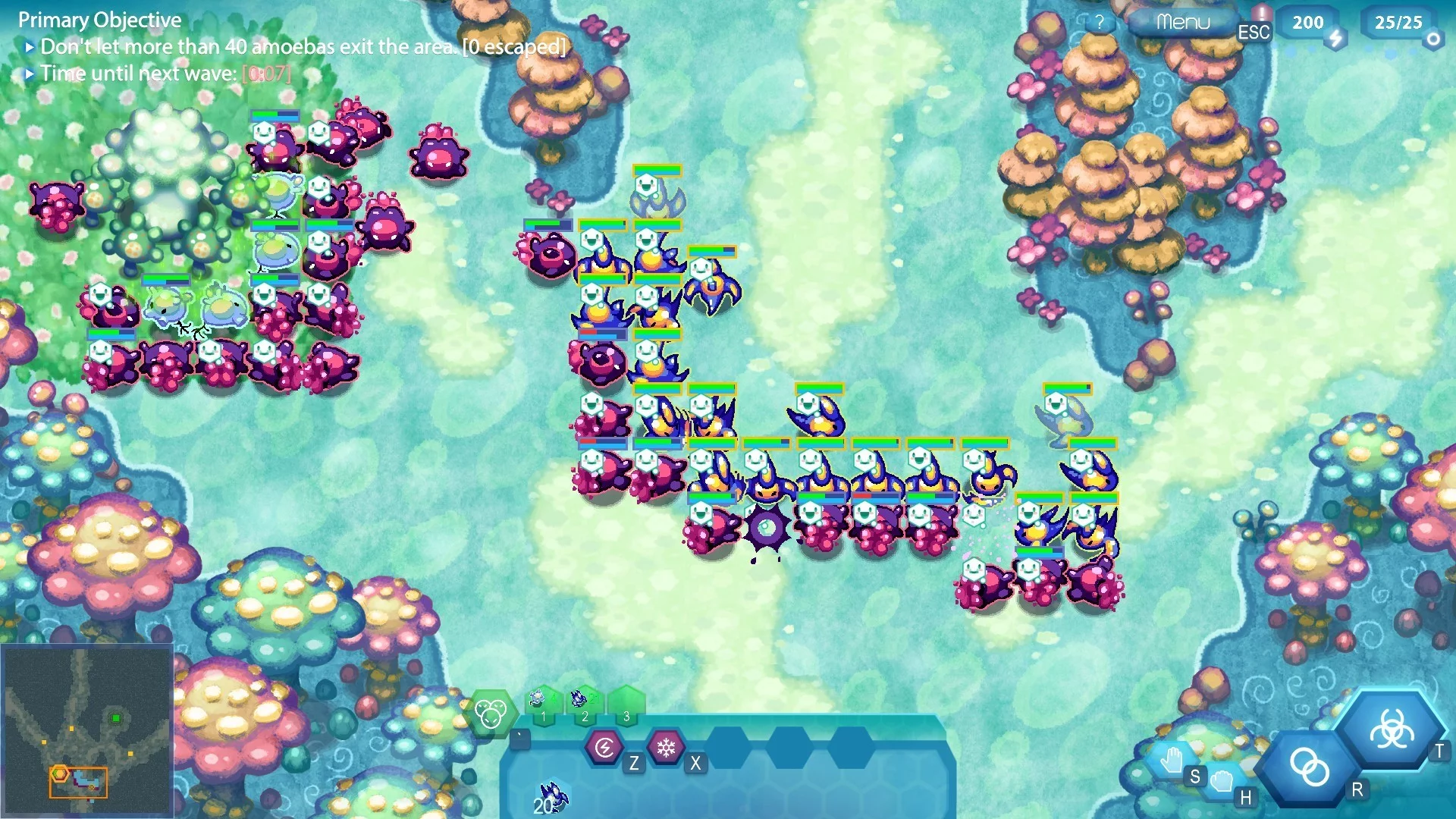 Изображение игры: Amoeba Battle: Microscopic RTS Action