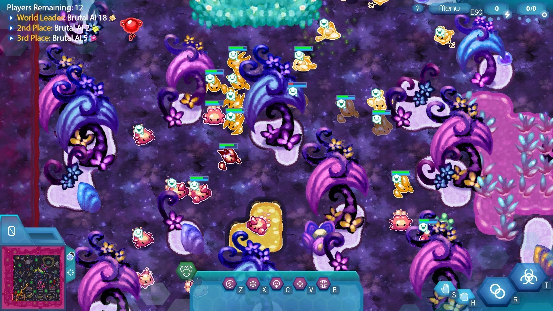 Изображение игры: Amoeba Battle: Microscopic RTS Action