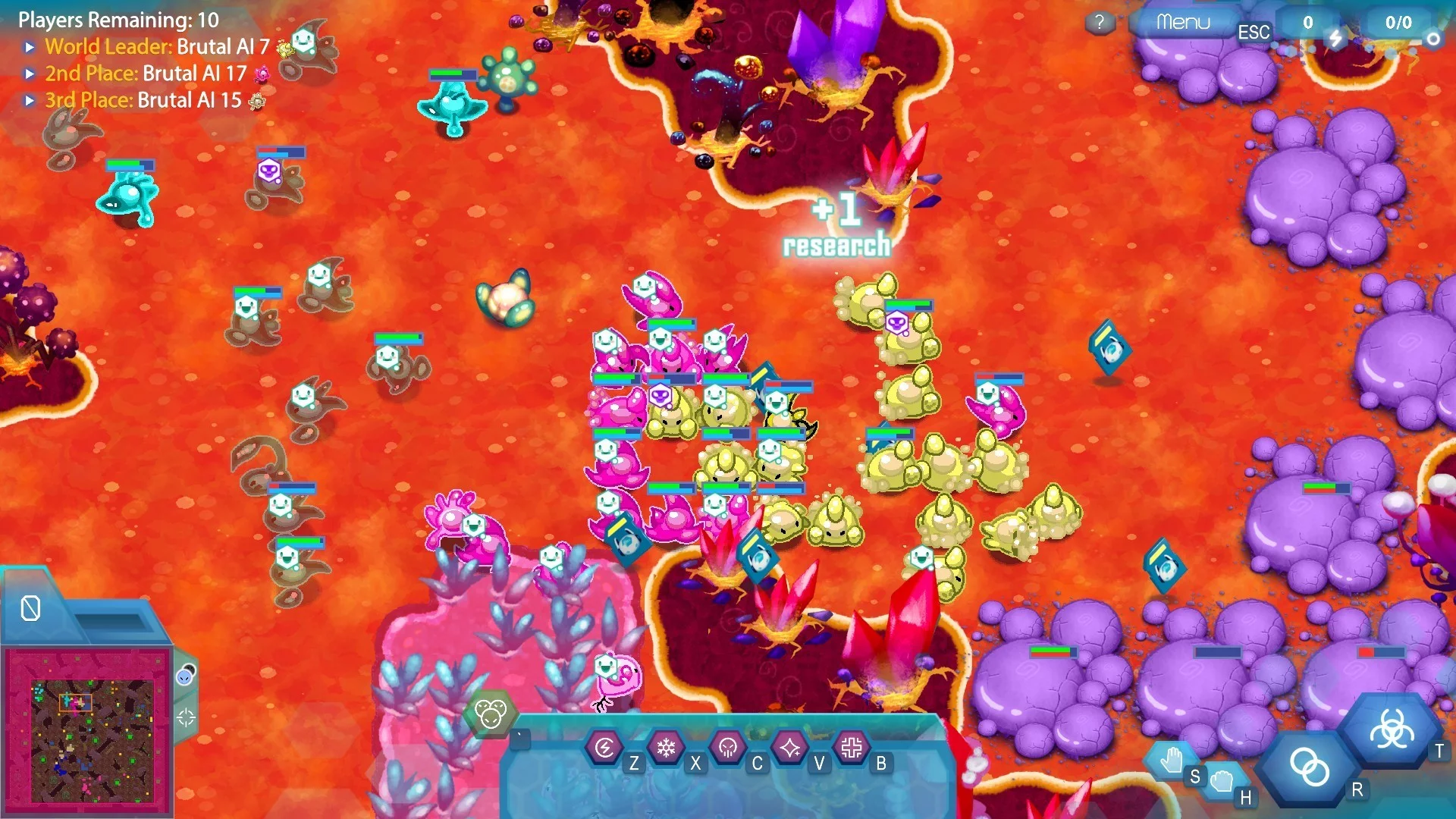 Изображение игры: Amoeba Battle: Microscopic RTS Action