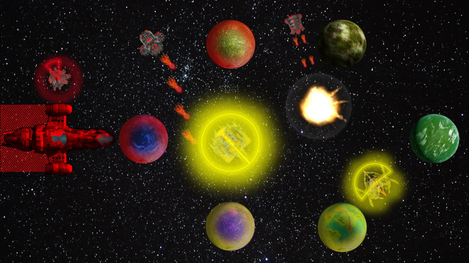 Изображение игры: Planet Bounce