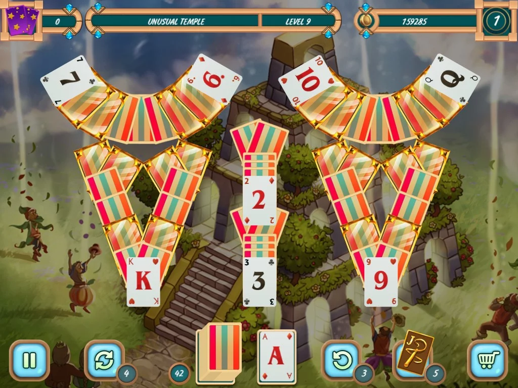Изображение игры: Sweet Solitaire: School Witch