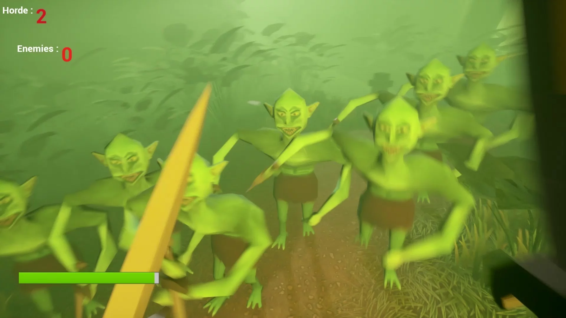 Изображение игры: Defend the village from goblins