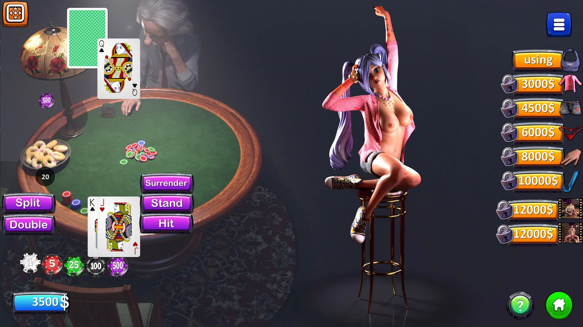 Изображение игры: Strip Black Jack - Manga Edition