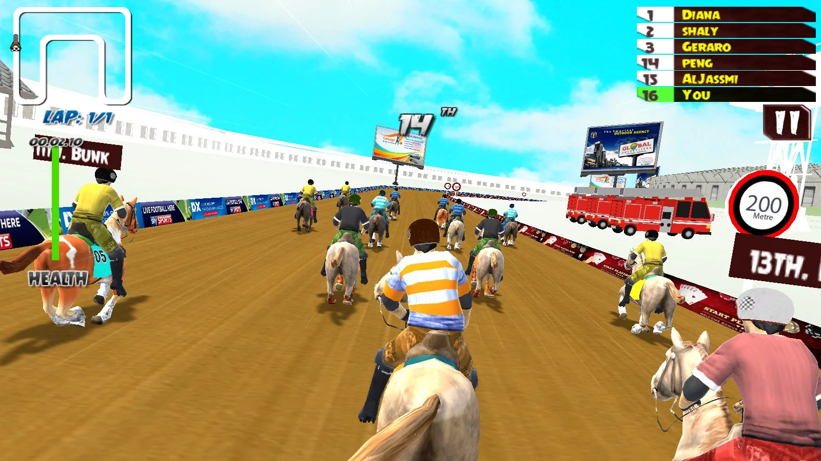 Изображение игры: Horse Racing Rally