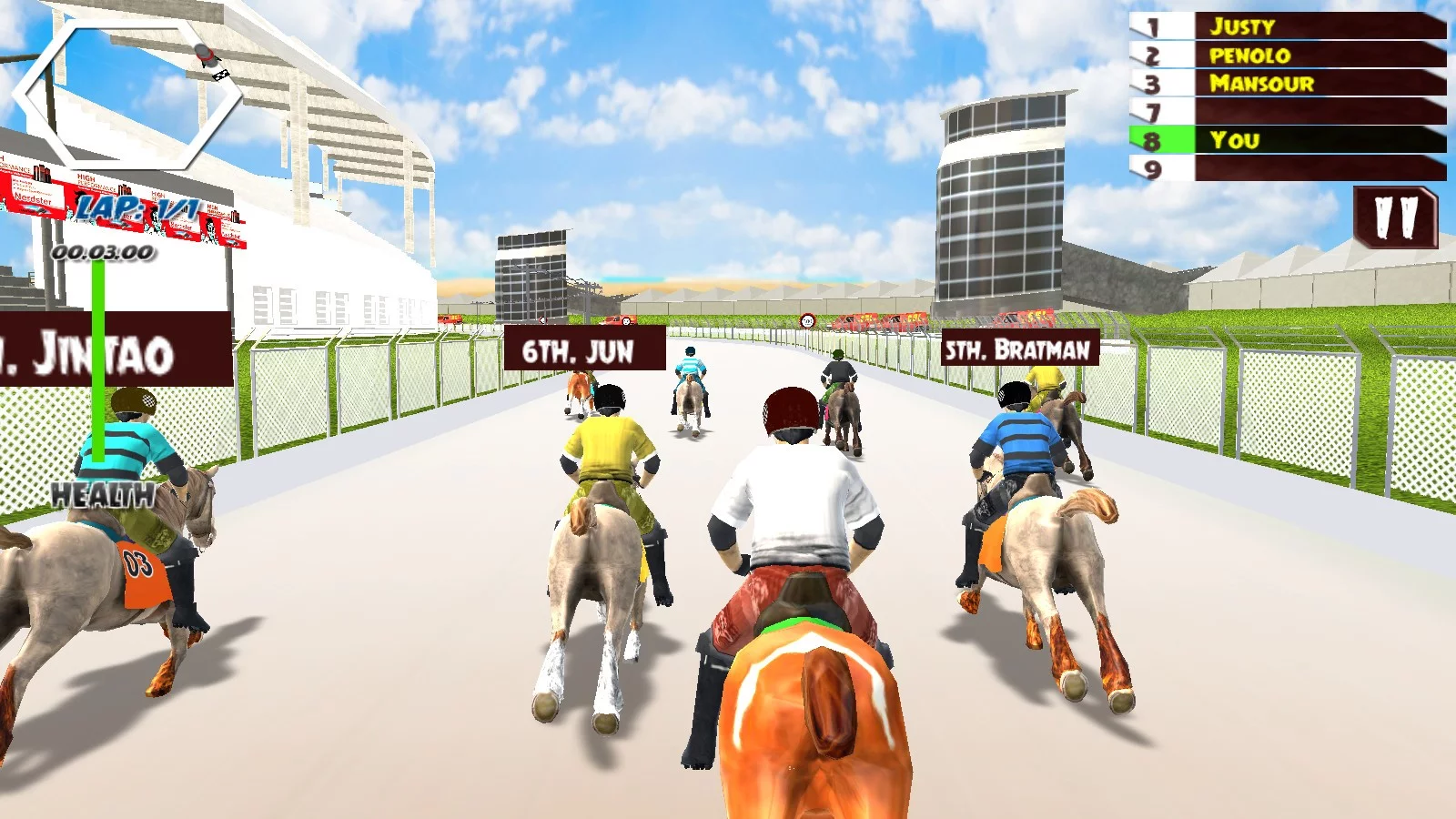 Изображение игры: Horse Racing Rally