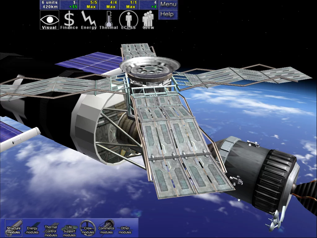 Изображение игры: Space Station Manager