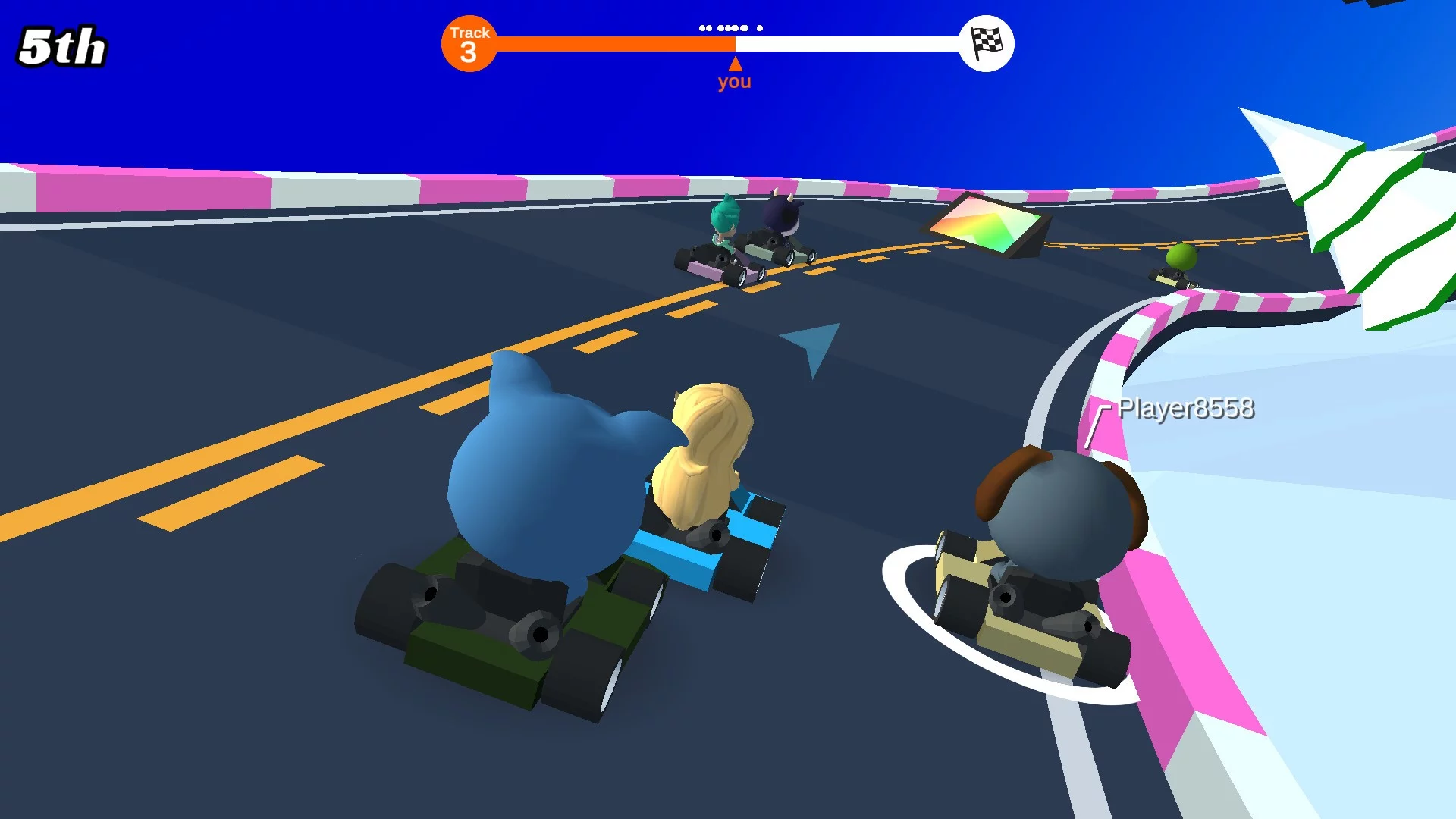 Изображение игры: Go Kart Run!