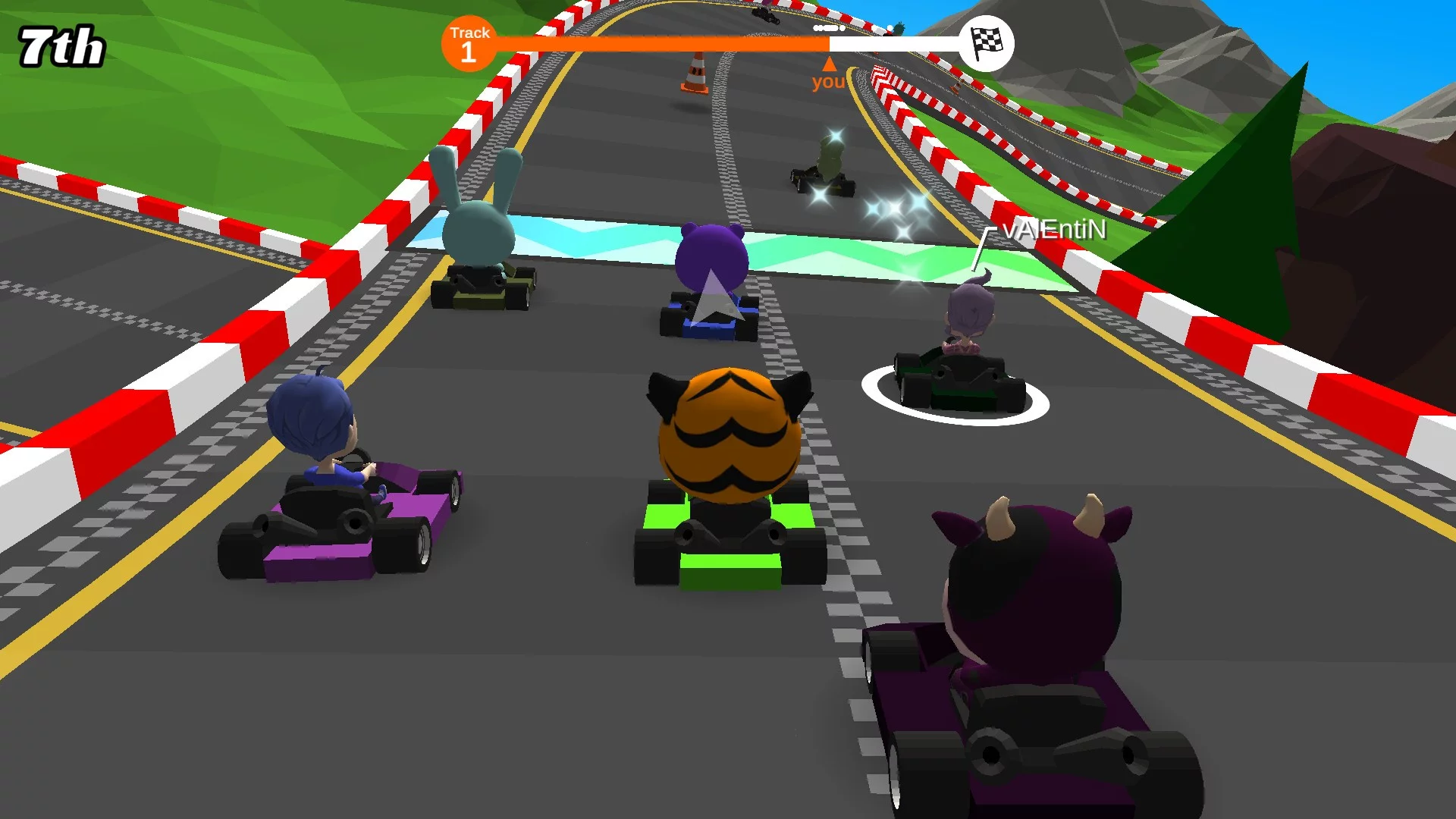 Изображение игры: Go Kart Run!