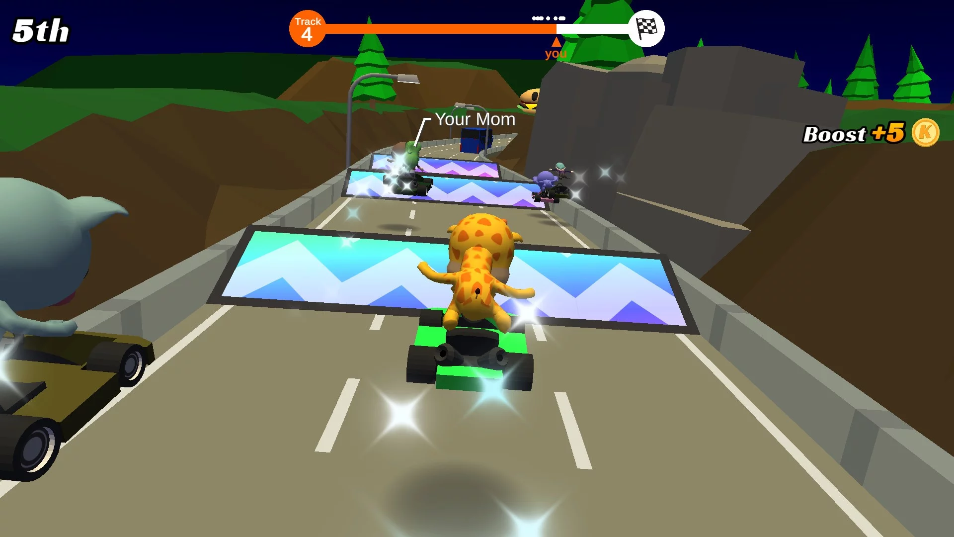 Изображение игры: Go Kart Run!