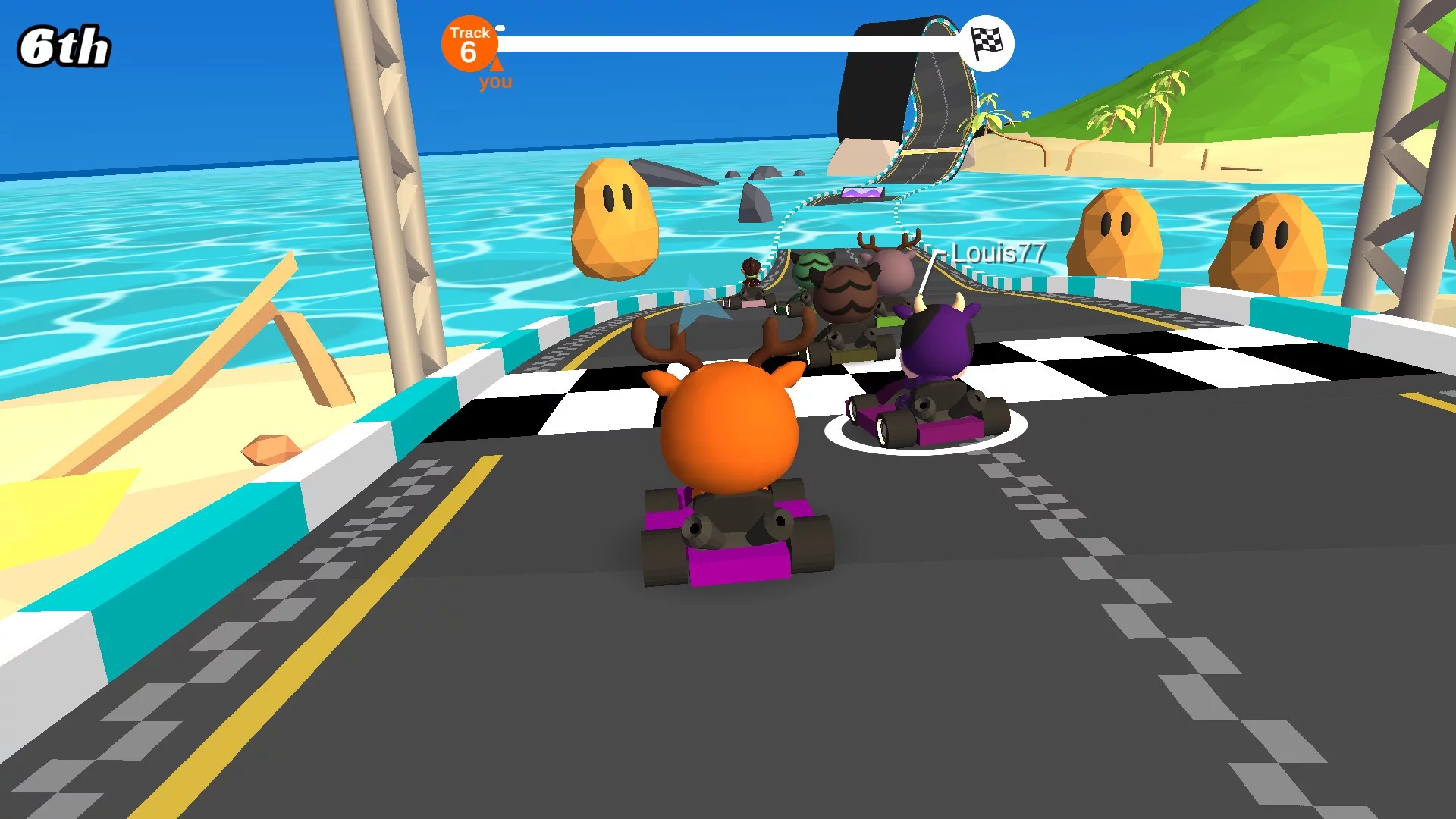 Изображение игры: Go Kart Run!