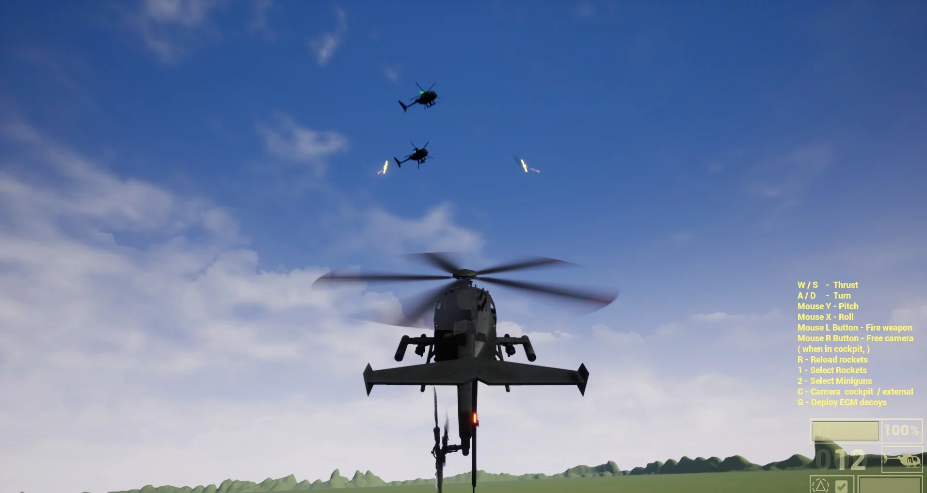 Изображение игры: Attack: Helicopter Simulator 2020