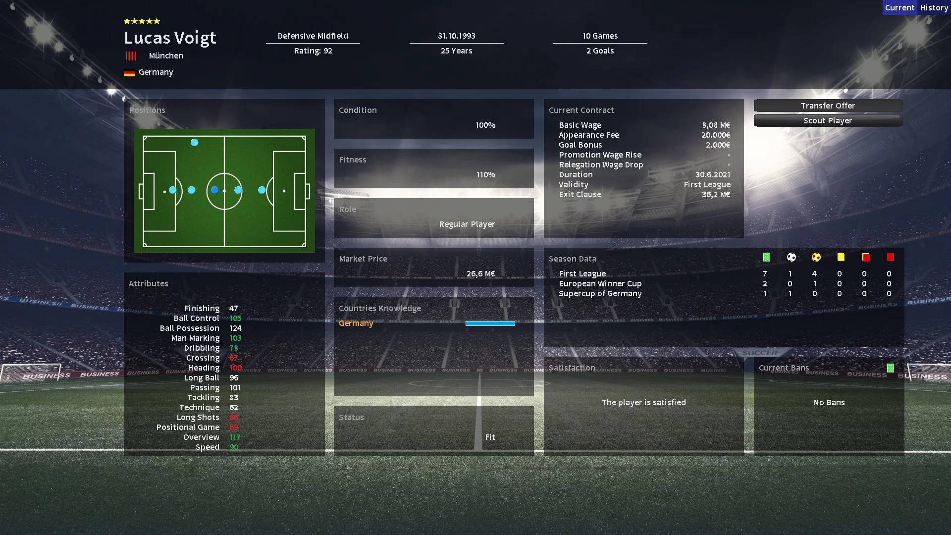 Изображение игры: Player's Eleven