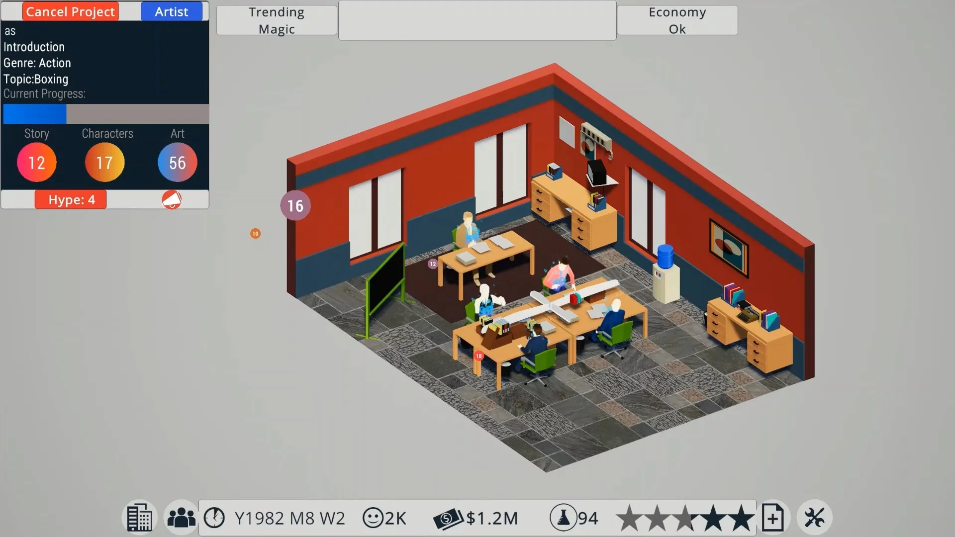 Изображение игры: Comic Book Tycoon