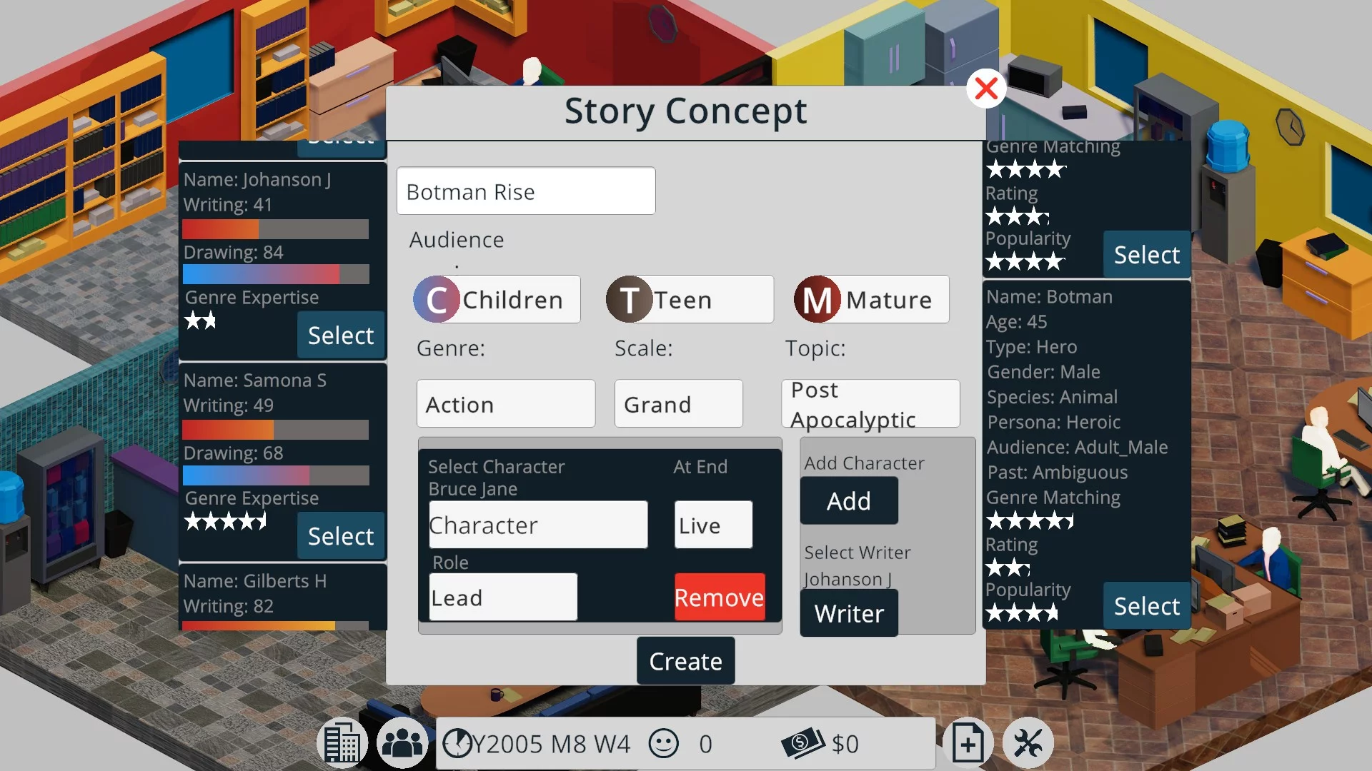 Изображение игры: Comic Book Tycoon