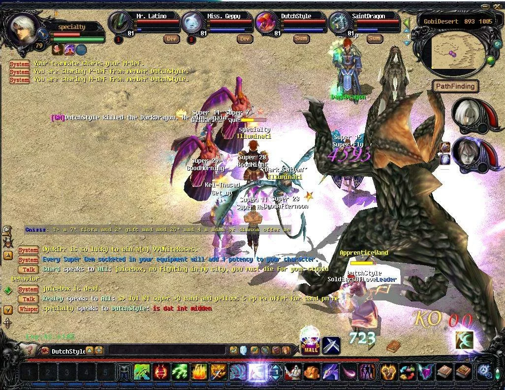 Изображение игры: Eudemons Online