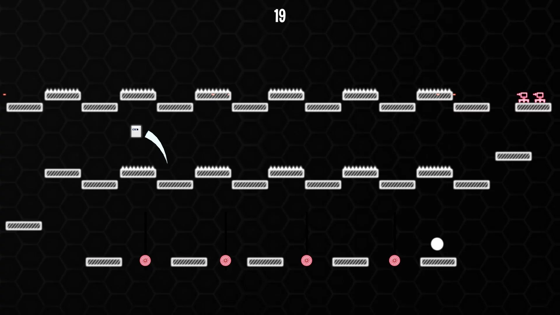 Изображение игры: Gray platformer