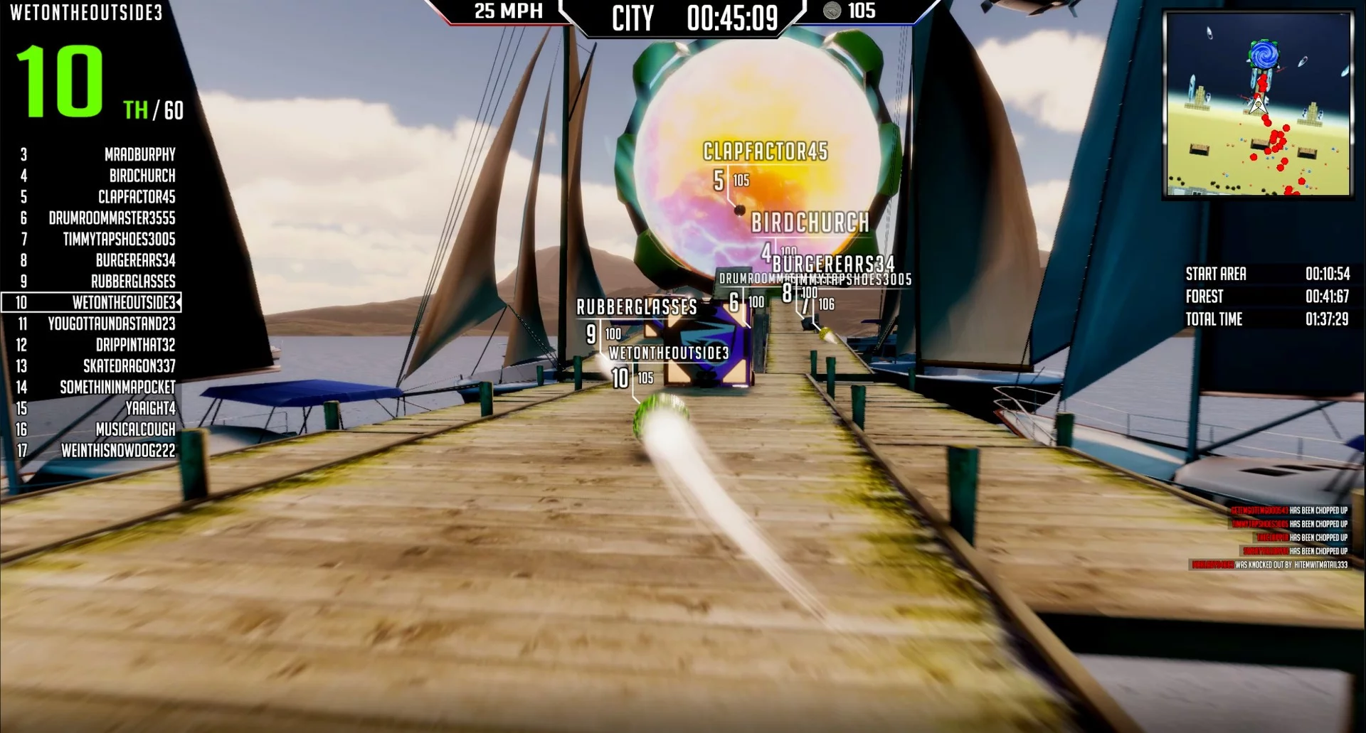 Изображение игры: Crazy Ball Racing