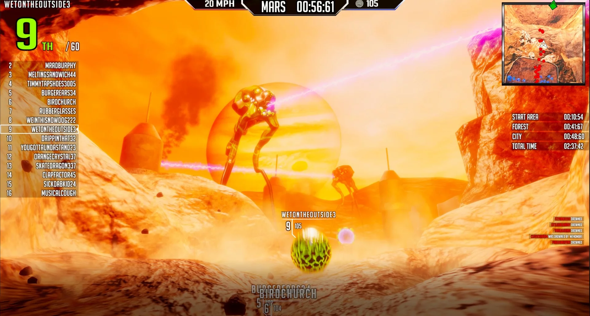Изображение игры: Crazy Ball Racing