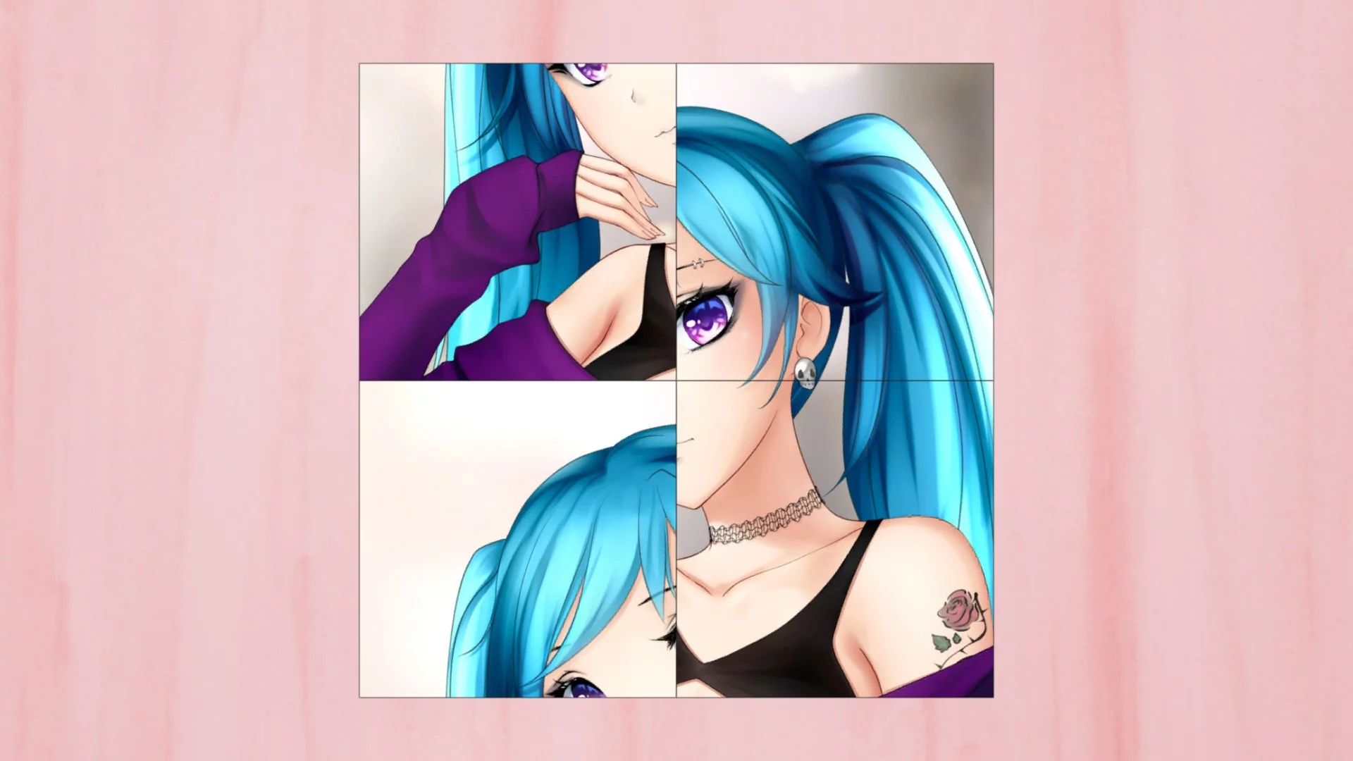 Изображение игры: Anime Girls Switch Puzzles