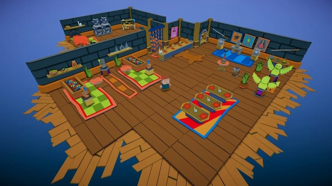 Изображение игры: Craftlands Workshoppe - The Funny Indie Capitalist RPG Trading Adventure Game