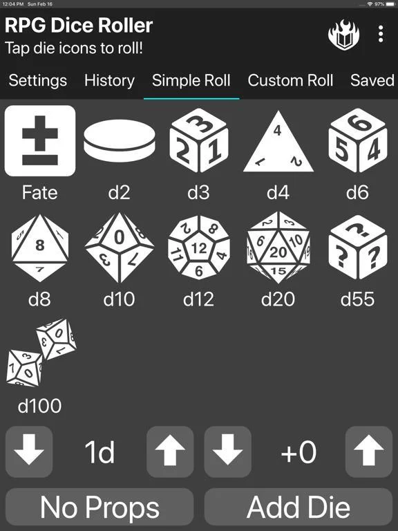 Изображение игры: RPG Dice-Roller