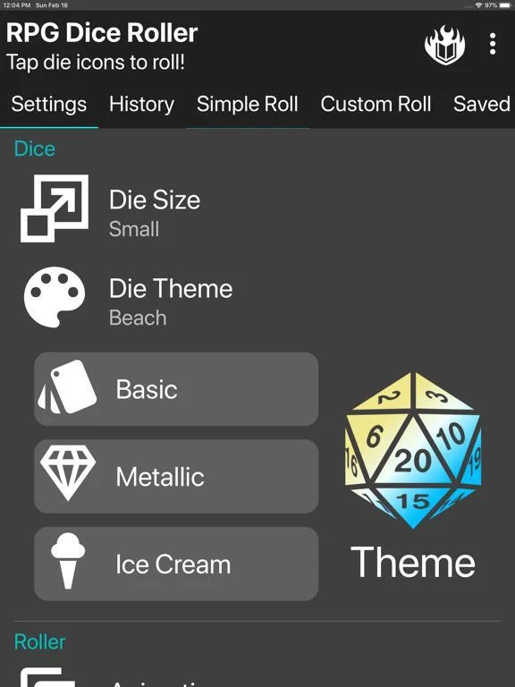 Изображение игры: RPG Dice-Roller