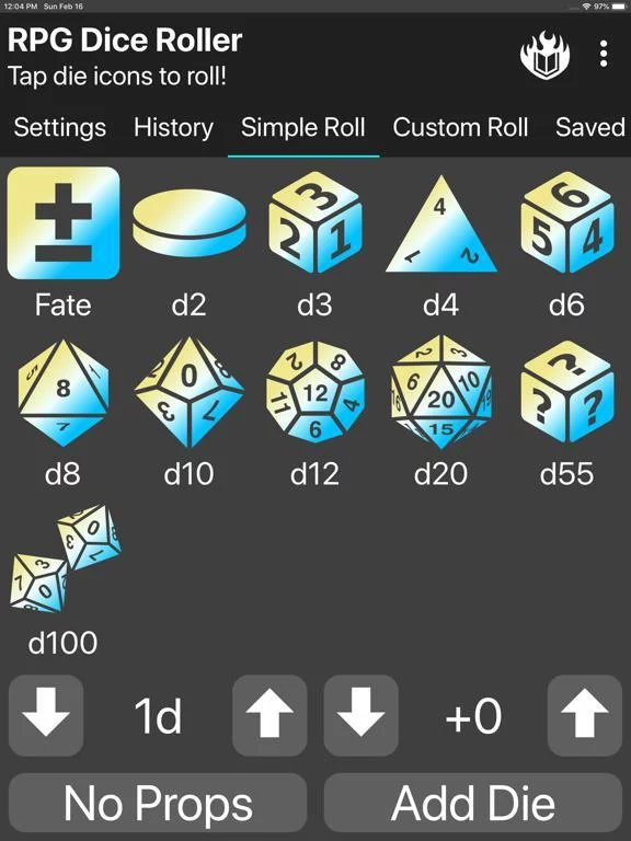 Изображение игры: RPG Dice-Roller