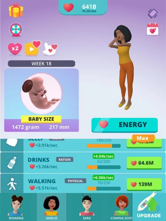 Изображение игры: Pregnancy Idle Simulator 3D