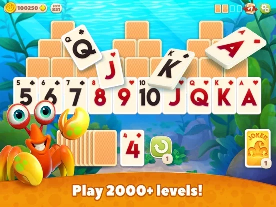 Изображение игры: Undersea Solitaire Tripeaks