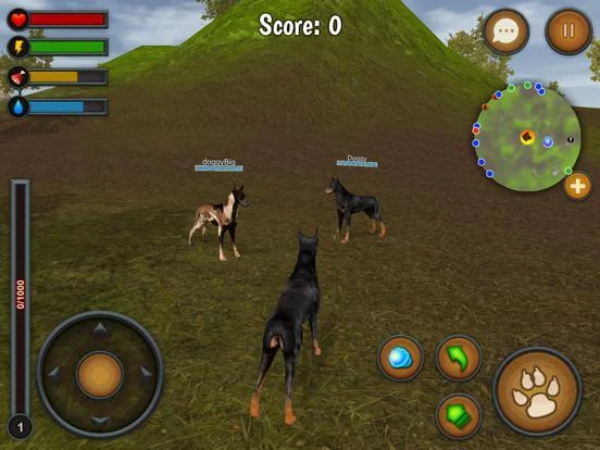 Изображение игры: Dog Survival Simulator