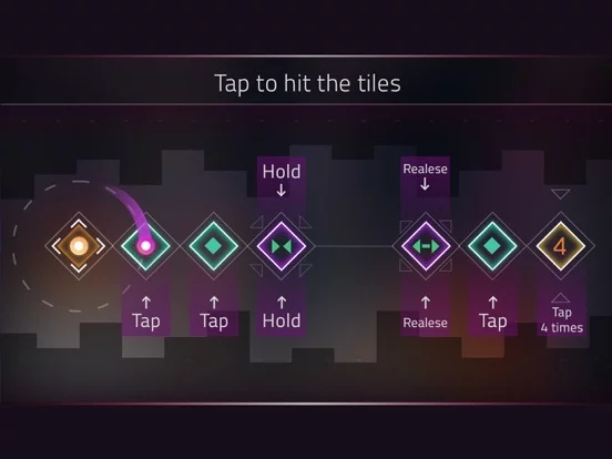 Изображение игры: Beat Tiles: Rhythmatic tap