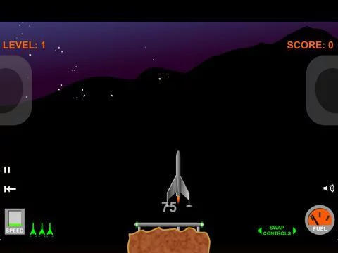 Изображение игры: Rocket Lander G-8: Beyond the Moons of Saturn