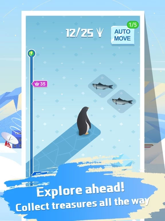 Изображение игры: Penguin Travel: Slide!
