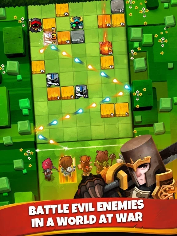Изображение игры: Battle Bouncers - RPG Breakers