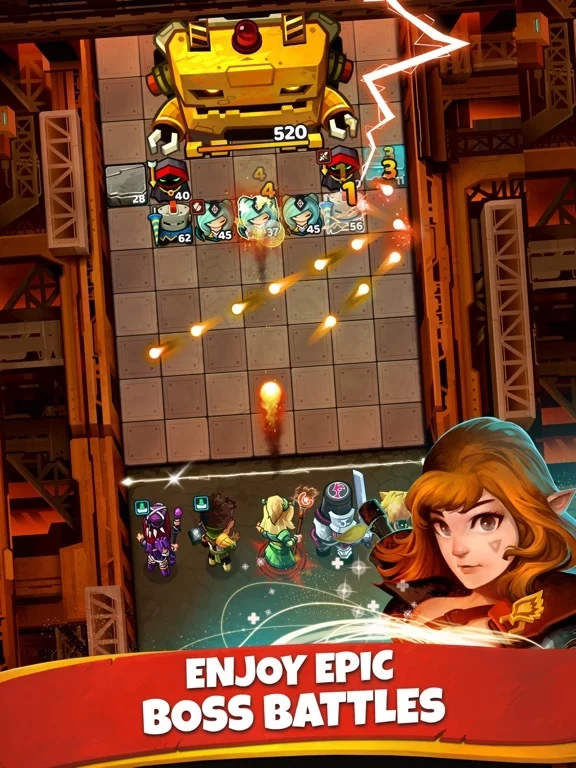 Изображение игры: Battle Bouncers - RPG Breakers