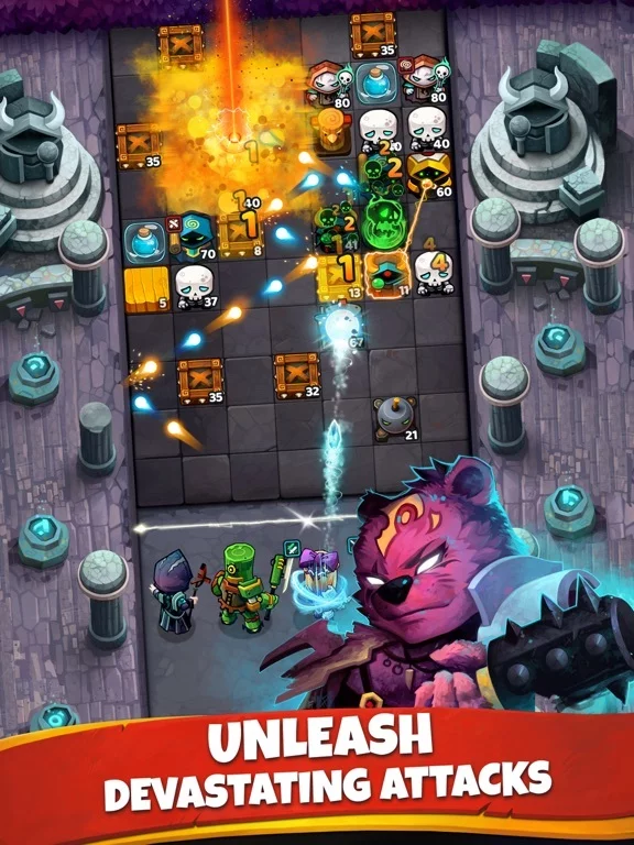 Изображение игры: Battle Bouncers - RPG Breakers
