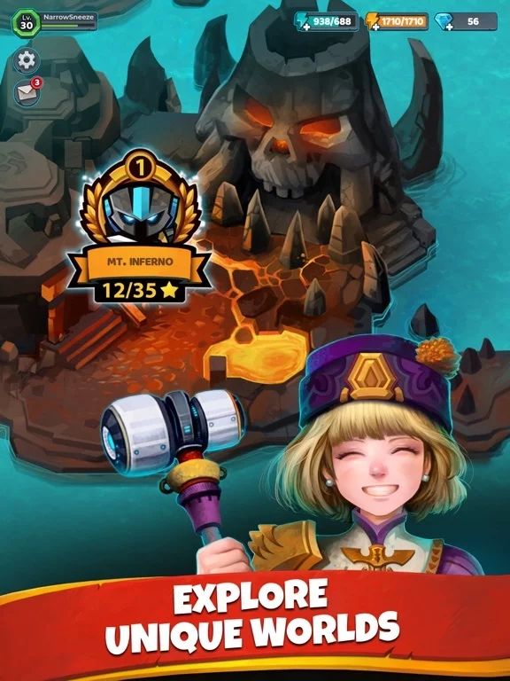 Изображение игры: Battle Bouncers - RPG Breakers