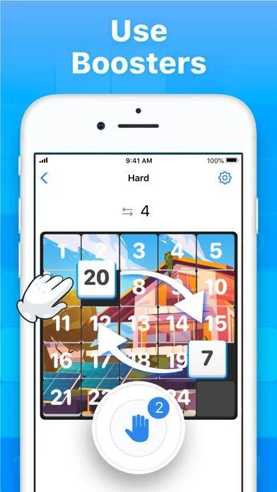 Изображение игры: Slide Puzzle - Number Game