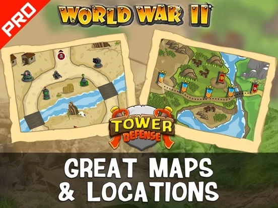 Изображение игры: WWII Tower Defense PRO