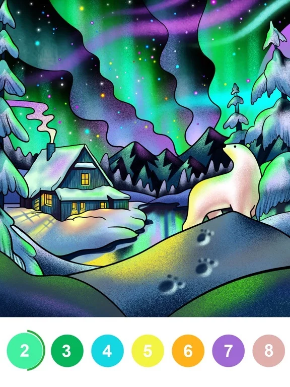 Изображение игры: Paint by Number Coloring Games