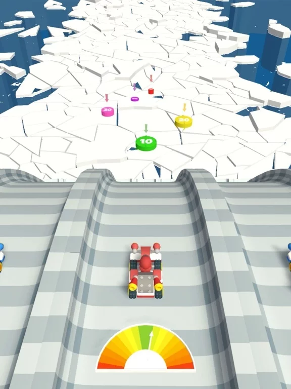 Изображение игры: Glide Race 3D