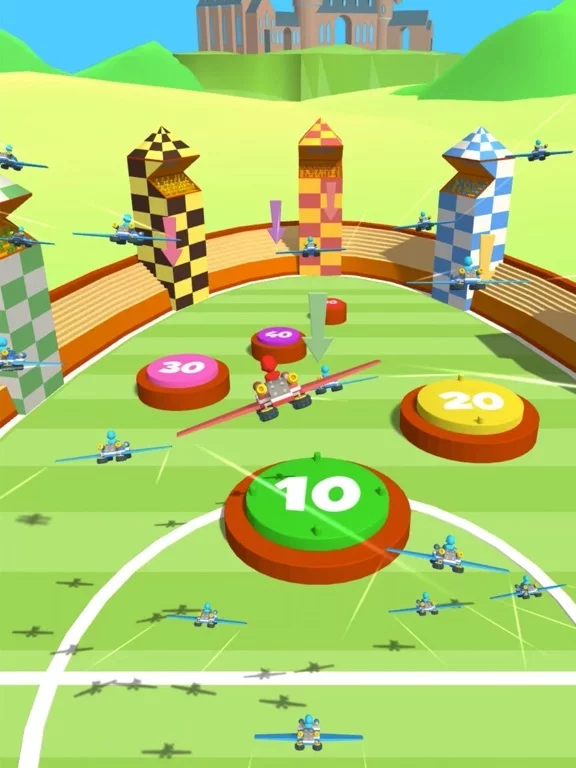 Изображение игры: Glide Race 3D
