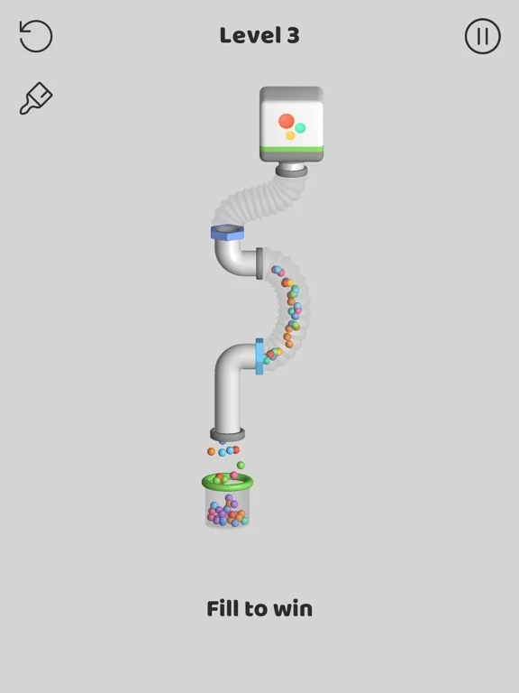 Изображение игры: Ball Pipes