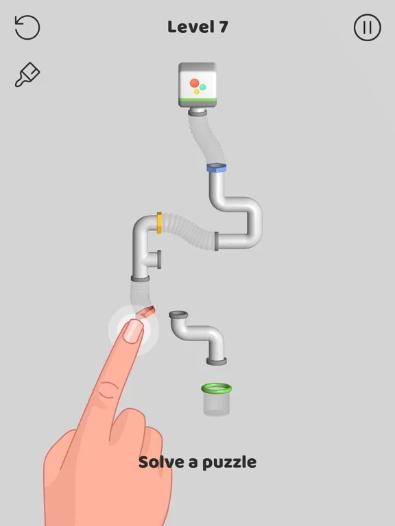 Изображение игры: Ball Pipes
