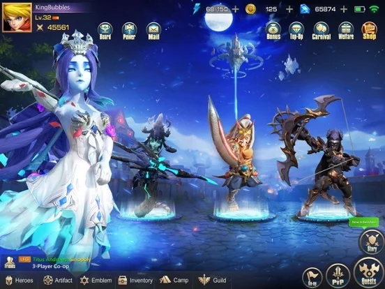 Изображение игры: Sins Raid - 3D Fantasy ARPG
